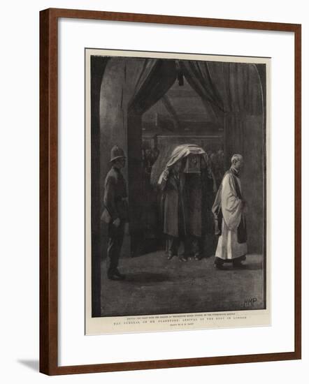 The Funeral of Mr Gladstone, the Arrival of the Body in London-Henry Marriott Paget-Framed Giclee Print