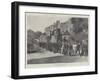 The Funeral of Mr Gladstone, the Procession Leaving Hawarden Castle-Charles Auguste Loye-Framed Giclee Print