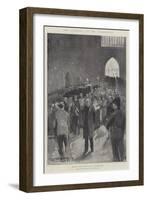 The Funeral of Mr Gladstone, the Public Viewing the Lying-In-State in Westminster Hall-Thomas Walter Wilson-Framed Giclee Print