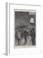 The Funeral of Mr Gladstone, the Public Viewing the Lying-In-State in Westminster Hall-Thomas Walter Wilson-Framed Giclee Print