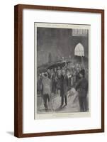 The Funeral of Mr Gladstone, the Public Viewing the Lying-In-State in Westminster Hall-Thomas Walter Wilson-Framed Giclee Print