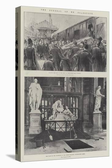 The Funeral of Mr Gladstone-Melton Prior-Stretched Canvas