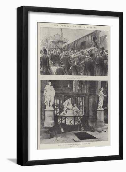 The Funeral of Mr Gladstone-Melton Prior-Framed Giclee Print