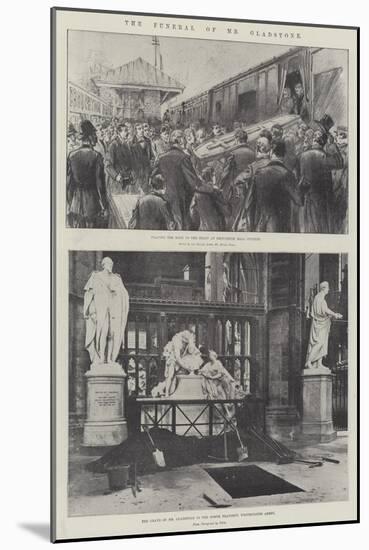 The Funeral of Mr Gladstone-Melton Prior-Mounted Giclee Print