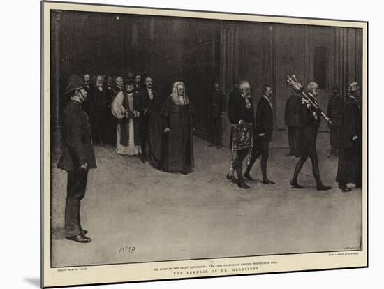 The Funeral of Mr Gladstone-Henry Marriott Paget-Mounted Giclee Print