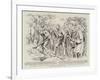 The Funeral of Mr W H Wrench, Consul at Constantinople, at Scutari, Filling in the Grave-William T. Maud-Framed Giclee Print