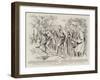 The Funeral of Mr W H Wrench, Consul at Constantinople, at Scutari, Filling in the Grave-William T. Maud-Framed Giclee Print