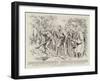 The Funeral of Mr W H Wrench, Consul at Constantinople, at Scutari, Filling in the Grave-William T. Maud-Framed Giclee Print