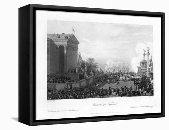 The Funeral of Napoleon Bonaparte, 1818-Charles Mottram-Framed Stretched Canvas