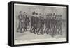 The Funeral of President Faure, the Private Household in the Procession-null-Framed Stretched Canvas