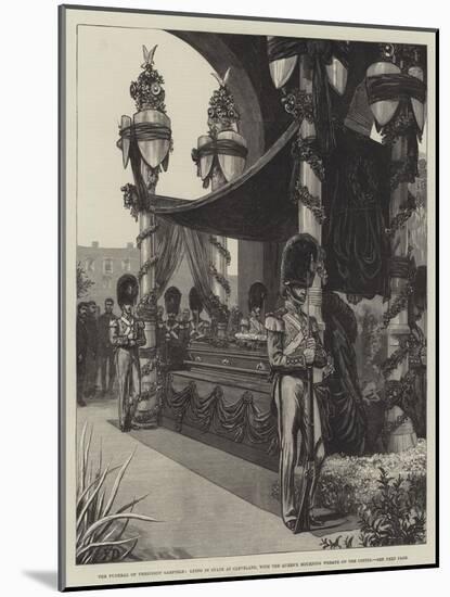 The Funeral of President Garfield-Frank Dadd-Mounted Giclee Print