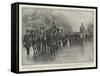 The Funeral of President Mckinley, the Hearse Leaving White House under Military Escort-Frank Dadd-Framed Stretched Canvas