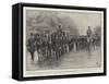 The Funeral of President Mckinley, the Hearse Leaving White House under Military Escort-Frank Dadd-Framed Stretched Canvas