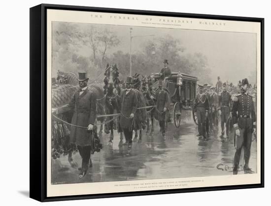 The Funeral of President Mckinley-G.S. Amato-Framed Stretched Canvas