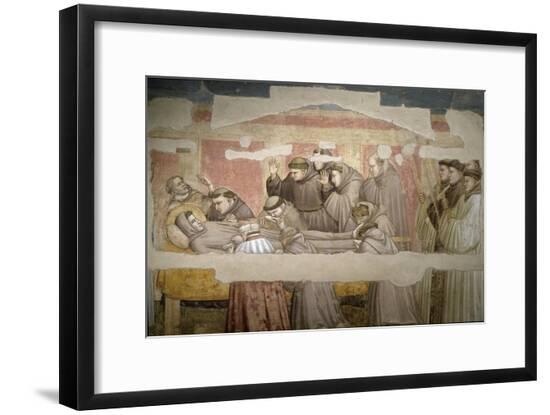 The Funeral of Saint Francis of Assisi--Framed Giclee Print
