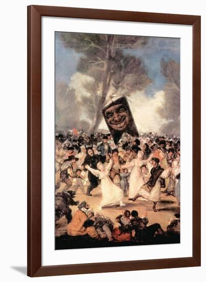 The Funeral of Sardina-Francisco de Goya-Framed Art Print