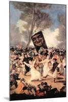 The Funeral of Sardina-Francisco de Goya-Mounted Art Print
