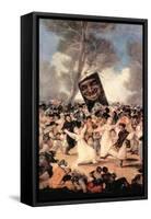 The Funeral of Sardina-Francisco de Goya-Framed Stretched Canvas