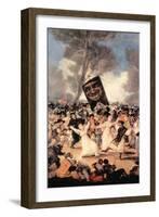 The Funeral of Sardina-Francisco de Goya-Framed Art Print