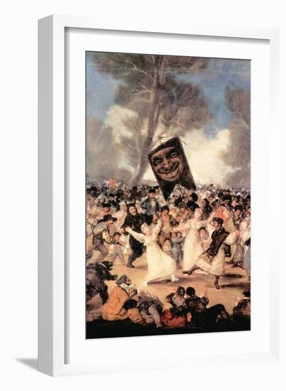 The Funeral of Sardina-Francisco de Goya-Framed Art Print