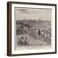 The Funeral of Sergeant Warringham, Who Was Killed in a Skirmish-Charles Joseph Staniland-Framed Giclee Print