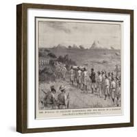 The Funeral of Sergeant Warringham, Who Was Killed in a Skirmish-Charles Joseph Staniland-Framed Giclee Print