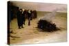 The Funeral of Shelley, 1889-Louis Edouard Paul Fournier-Stretched Canvas