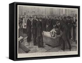 The Funeral of Sir John Everett Millais, Pra, at St Paul's Cathedral-William Hatherell-Framed Stretched Canvas