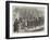 The Funeral of the Duke of Newcastle at Markham Clinton, Notts-null-Framed Giclee Print