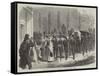 The Funeral of the Duke of Newcastle at Markham Clinton, Notts-null-Framed Stretched Canvas