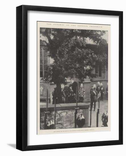 The Funeral of the Empress Frederick-null-Framed Giclee Print