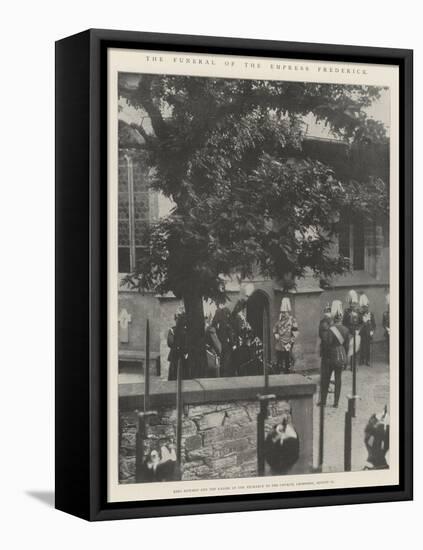 The Funeral of the Empress Frederick-null-Framed Stretched Canvas