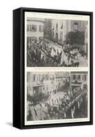 The Funeral of the Empress Frederick-null-Framed Stretched Canvas