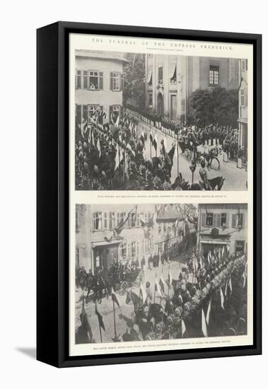 The Funeral of the Empress Frederick-null-Framed Stretched Canvas