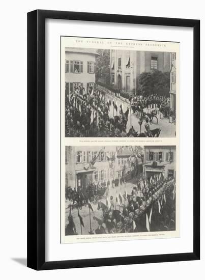 The Funeral of the Empress Frederick-null-Framed Giclee Print