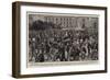 The Funeral of the King of Italy, the Procession on the Way to the Pantheon-Henry Marriott Paget-Framed Giclee Print