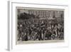 The Funeral of the King of Italy, the Procession on the Way to the Pantheon-Henry Marriott Paget-Framed Giclee Print