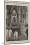 The Funeral of the Late Alfred Lord Tennyson, Poet Laureate-null-Mounted Giclee Print