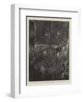 The Funeral of the Late Cardinal Manning, the Requiem Mass in the Oratory, Brompton-Sydney Prior Hall-Framed Giclee Print