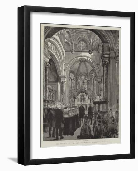 The Funeral of the Late Duchess of Cambridge at Kew-null-Framed Giclee Print