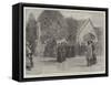 The Funeral of the Late Duke of Clarence and Avondale-William Heysham Overend-Framed Stretched Canvas