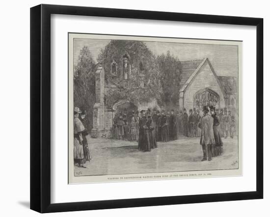 The Funeral of the Late Duke of Clarence and Avondale-William Heysham Overend-Framed Giclee Print