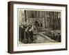 The Funeral of the Late Earl of Beaconsfield, Arrival of the Procession at the Vault-null-Framed Giclee Print