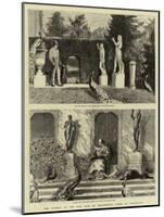 The Funeral of the Late Earl of Beaconsfield, Notes at Hughenden-Sydney Prior Hall-Mounted Giclee Print