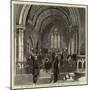 The Funeral of the Late Earl of Beaconsfield, the Service in Hughenden Church-null-Mounted Giclee Print