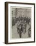 The Funeral of the Late Grand Duke of Hesse at Darmstadt, the Procession Leaving the Palace-null-Framed Giclee Print