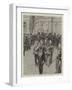 The Funeral of the Late Grand Duke of Hesse at Darmstadt, the Procession Leaving the Palace-null-Framed Giclee Print