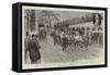 The Funeral of the Late James Selby, the Celebrated Whip-null-Framed Stretched Canvas