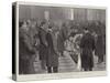 The Funeral of the Late Lord Leighton, the Ceremony in St Paul's Cathedral-Henry Marriott Paget-Stretched Canvas