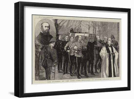 The Funeral of the Late Lord Ranelagh at Fulham Church-null-Framed Giclee Print